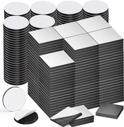 Set di Magnetici Autoadesivi 20x2mm, 90 Stuks Magnetici Autoadesivi Quadrati e Sferici, Adesivo Magnetico Autoadesivo, Magnetici Autoadesivi Miniaturizzati