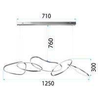 Lampada Led Da Soffitto Pensile App1054-cp