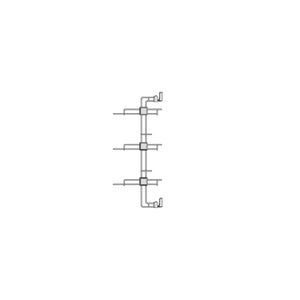 Scarpiera Laterale Destra per Armadi in Acciaio Emuca Hack Nero