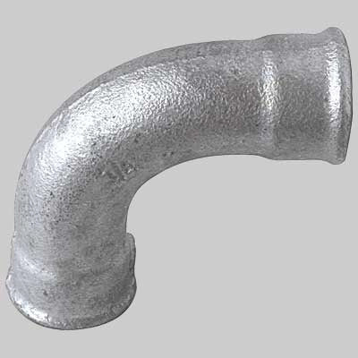 CURVA A 90  ° FEMMINA/FEMMINA ZINCATA  1/2     MADE IN ITALY