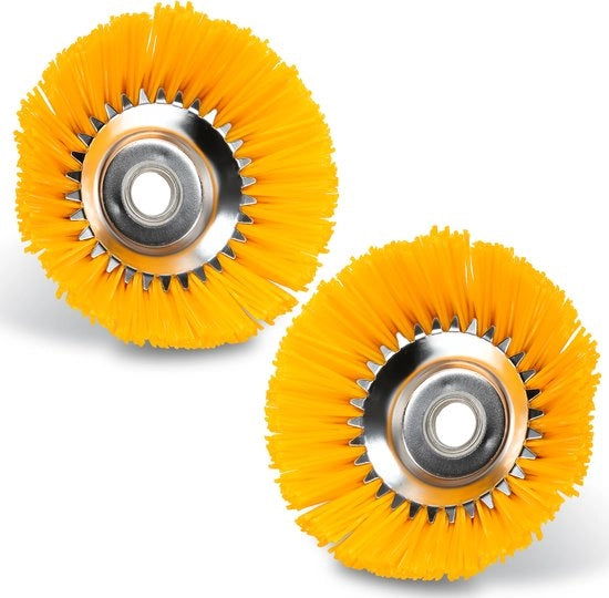 Set di spazzole per erbacce in nylon - 2 pezzi 25,4x200mm Spazzola per erbacce in nylon 8 pollici
