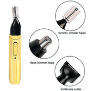 Trade Shop - Rasoio 3in1 Uomo Donna Depilatore Rifinitura Capelli Barba Ricaricabile Viaggio -