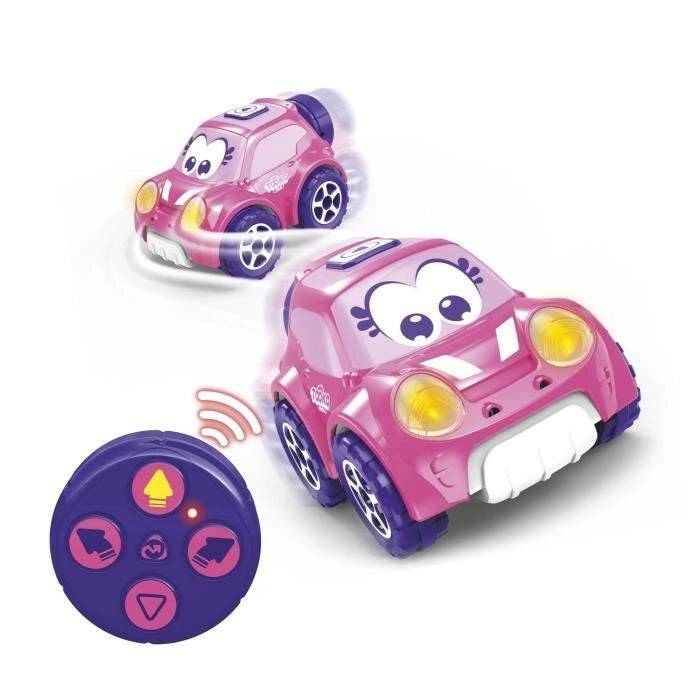 Auto telecomandata - TOOKO - FOLLOW ME - Rosa - Dai 2 anni - Effetti sonori e luminosi