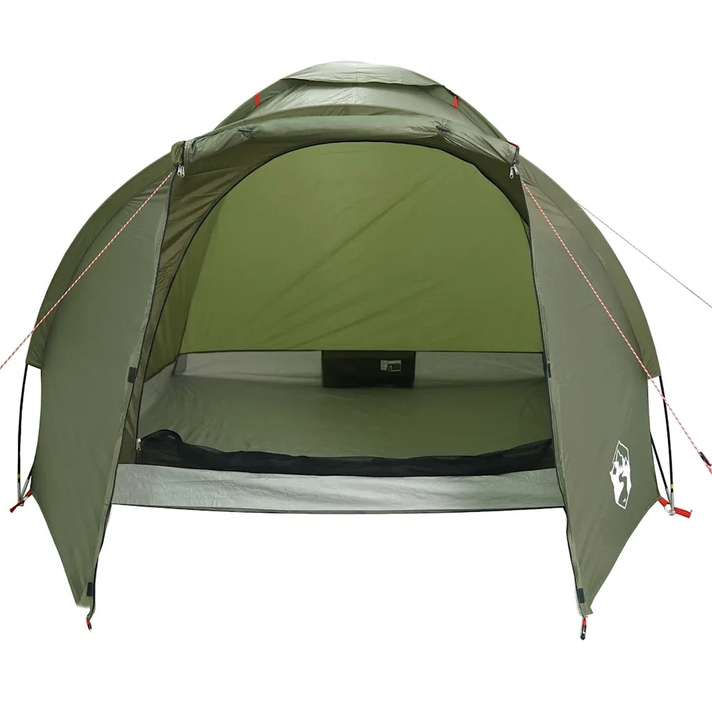 Tenda da Pesca per 2 Persone-Tenda da campeggio Verde Oliva Impermeabile 166741