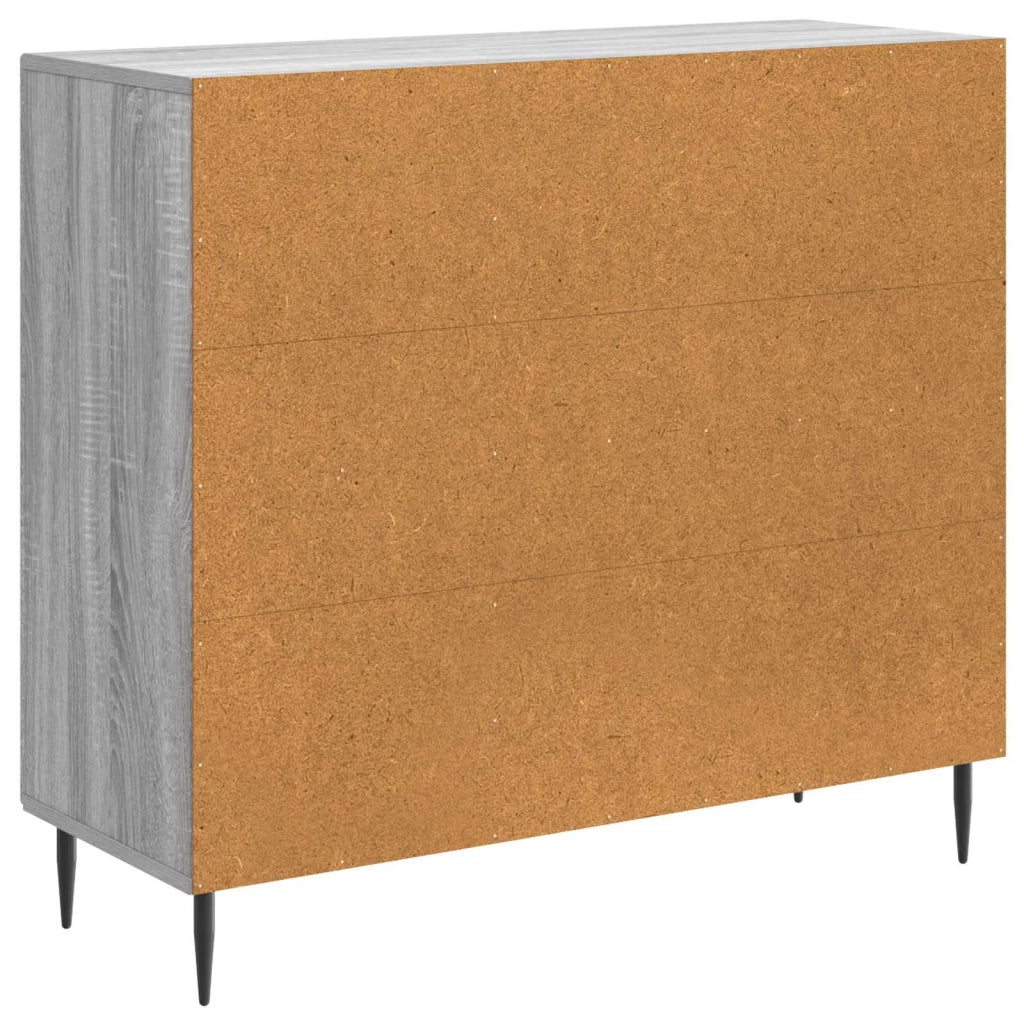 Credenza Grigio Sonoma 89 x 34,5 x 80 cm Legno ingegnerizzato 894881