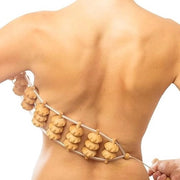 Accessori Massaggiatore a Rullo per Tappeti con Manubrio di Legno 120 cm (40 x 7 cm Superficie di Rullo)
