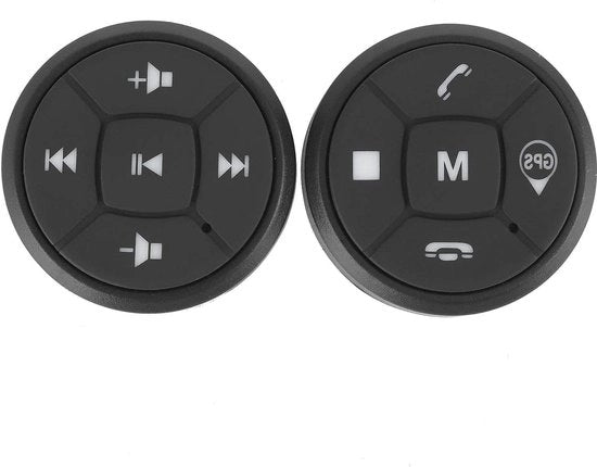 Schakelastraat multifunzione Bluetooth wireless universale - Pulsante di guida con guaina di silicone.