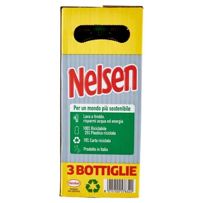 NELSEN DETERSIVO PIATTI 850 ML X 3 PZ FRAGRANZA CARBONI ATTIVI MAXI RISPARMIO