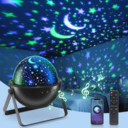 Proiettore Stellare con Bluetooth Musica e Comando a Distanza - 36 Colori e Rotazione 360°