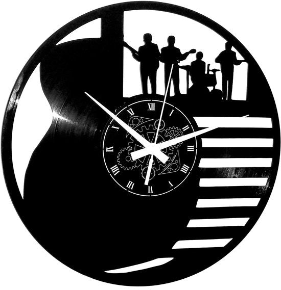 Orologio da Parete per Musicisti Rock - Modello 07, Nero