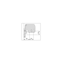 Chiusura a Cricchetto per Mobile Acciaio Bianco 10 Pezzi Emuca