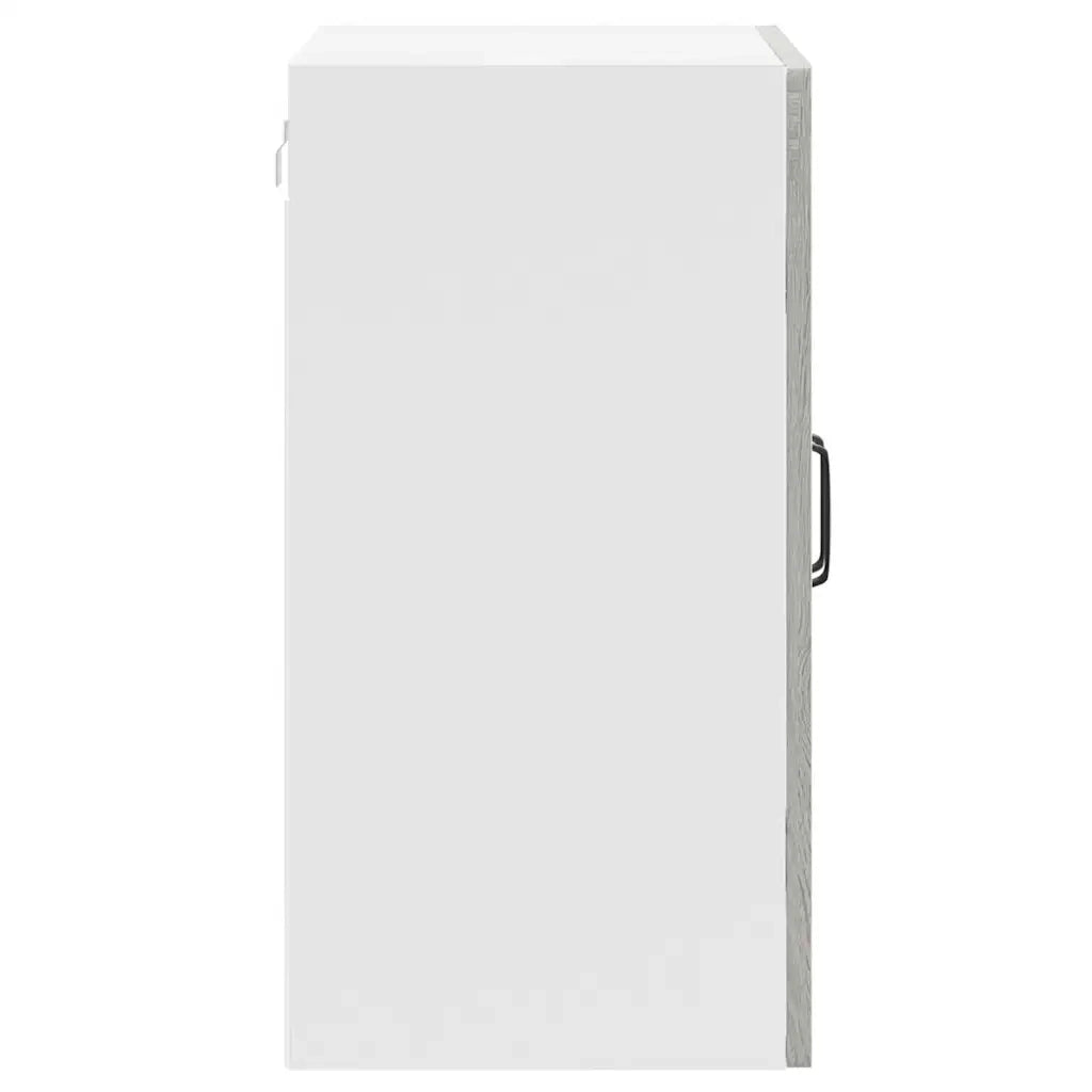 Pensile da Cucina con Porta in Vetro Kalmar Grigio Sonoma