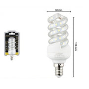 Trade Shop - Lampadina Led A Spirale E14 9 W Luce Bianca Fredda Calda Naturale 56d S-05t -