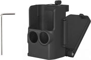 Adattatore magnetico 180° regolabile per desktop, facile da installare, accessorio compatibile con Pocket3, nero.