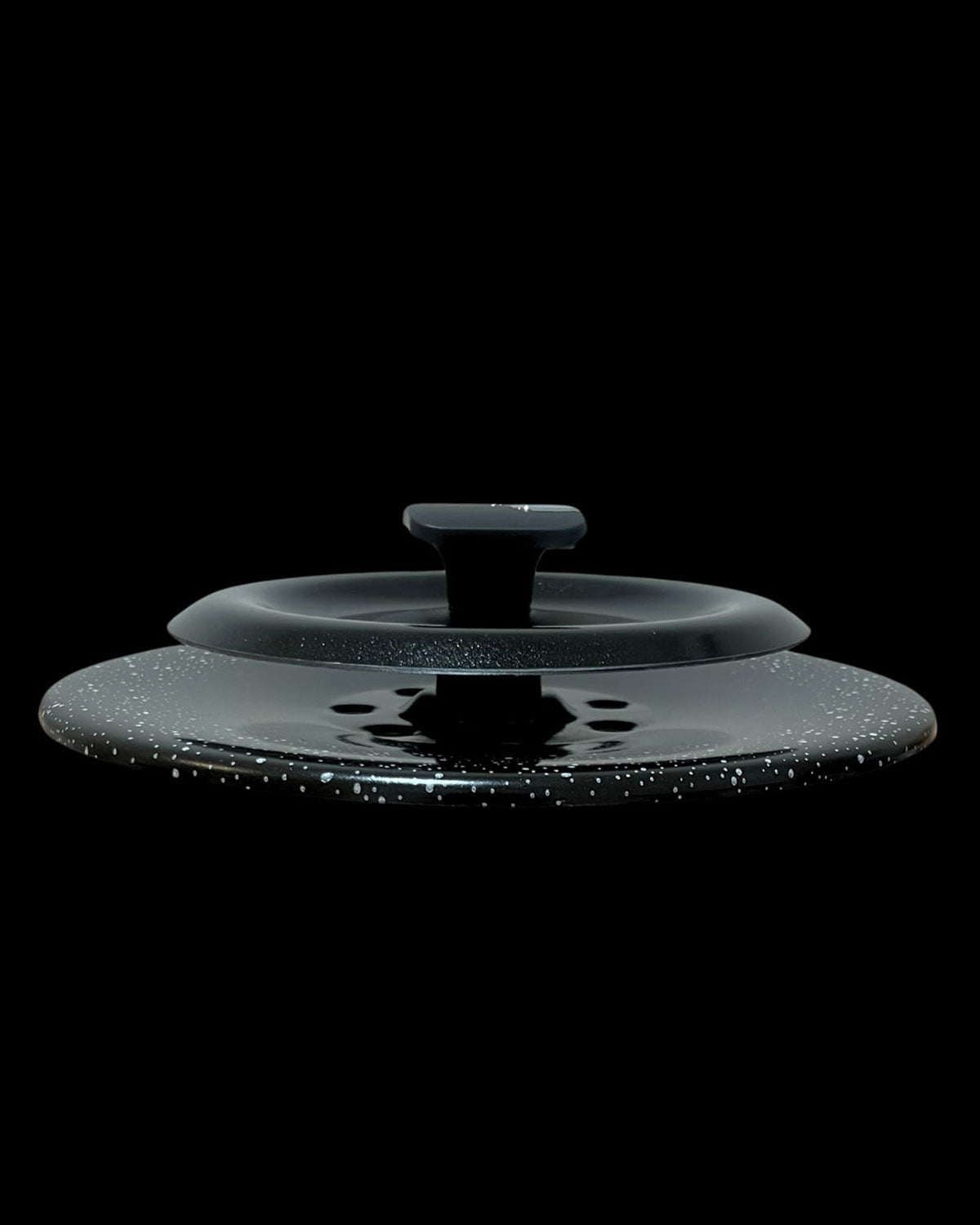 Coperchio Magico Antiodore Ventur Magic in Alluminio Ø24 cm Pomello Salvaspazio Nero