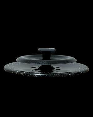 Coperchio Magico Antiodore Ventur Magic in Alluminio Ø24 cm Pomello Salvaspazio Nero