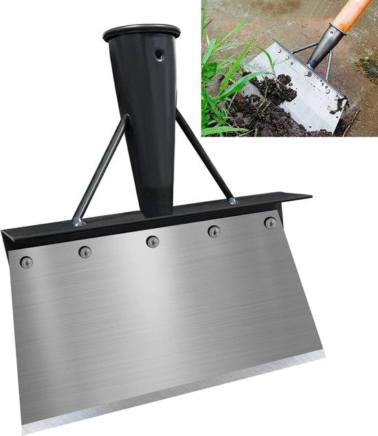Schep onkruidverwijderaar multifunzionale per giardini - Strumento per piante - Accessori per manutenzione prato - 28 cm
