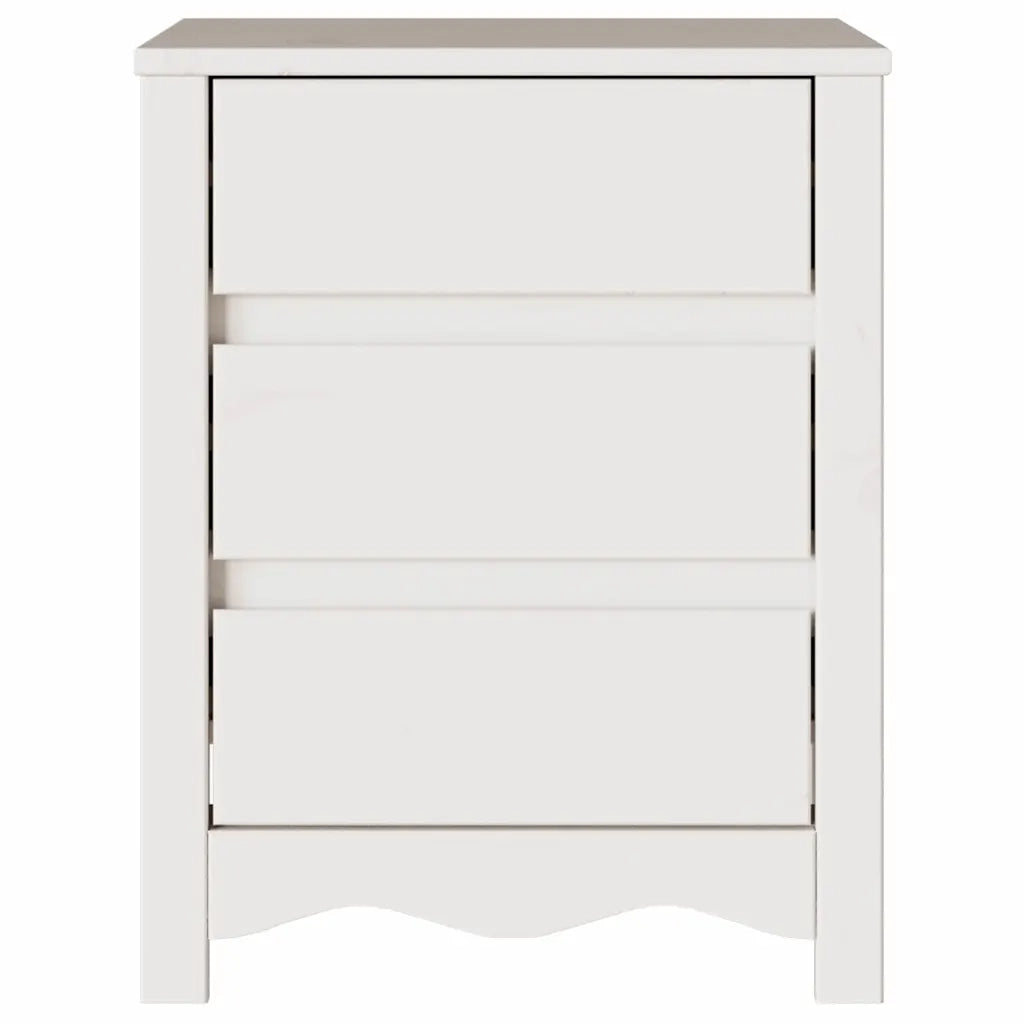 Tavolino da salotto con cassetto Drammen Bianco 45 x 35 x 56 cm 42003049
