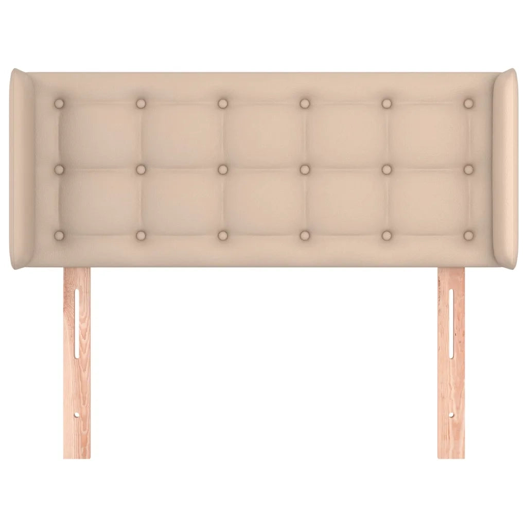 Testiera ad Orecchio-Testata con Orecchie Cappuccino 83x16x78/88 cm in Similpelle 147223