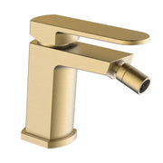 Miscelatore bidet oro opaco con piletta click clack - serie Venere