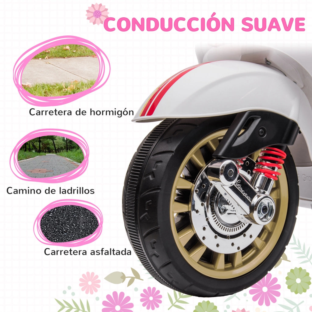 Moto Elettrica per Bambini ¨C Minimal ¨C Bianco