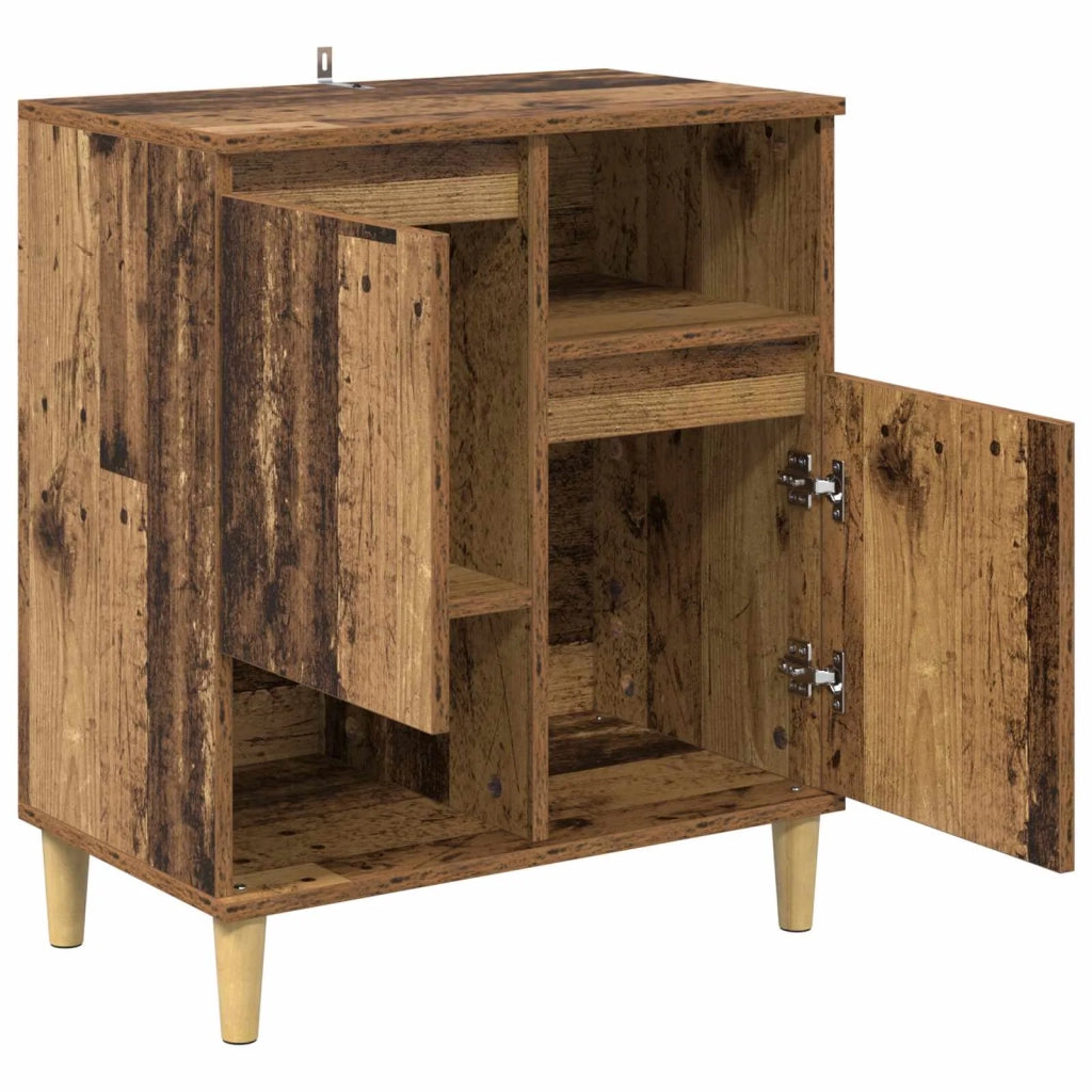 Credenza | Madia | Buffet da pranzo | Armadio da pranzo Legno vecchio 35 x 60 x 70 cm Legno multistrato