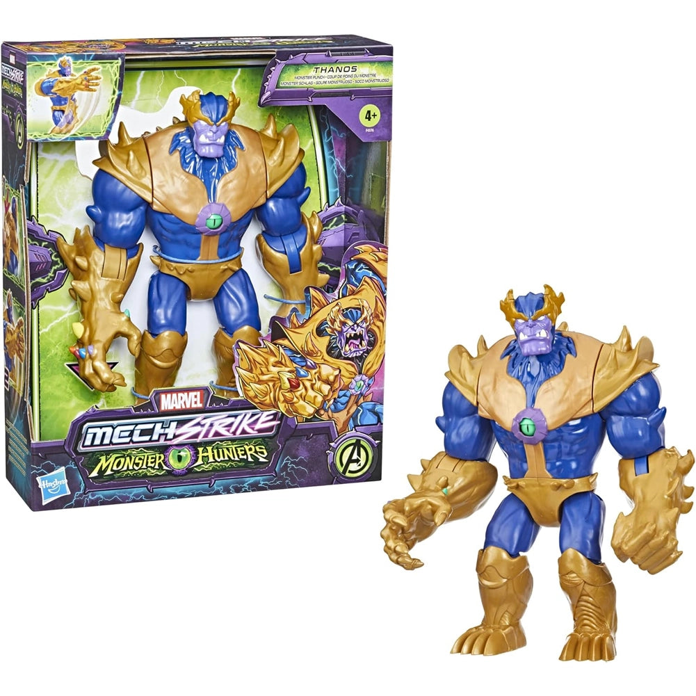Marvel Avengers Mech Strike Monster Hunters Punch Thanos Action Figure 22,5 cm