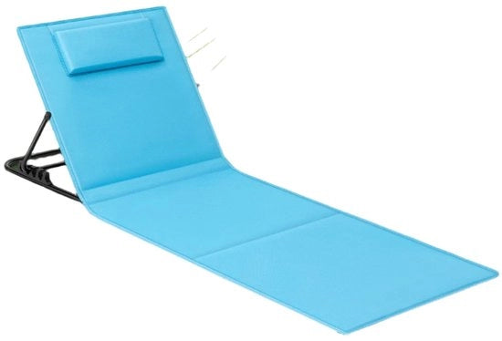 Ottomano per Campeggio - Sedile per il Sole - Telaio in Oxford - tessuto duraturo - 158 cm x 55 cm, ripiegato 57 cm x 7 cm x 56 cm