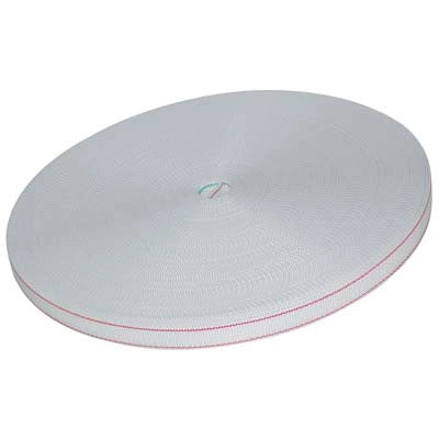 CINTINO AVVOLGIBILI PP BIANCO RIGHE ROSSE  MM 22 GR/MT 25 MT 50