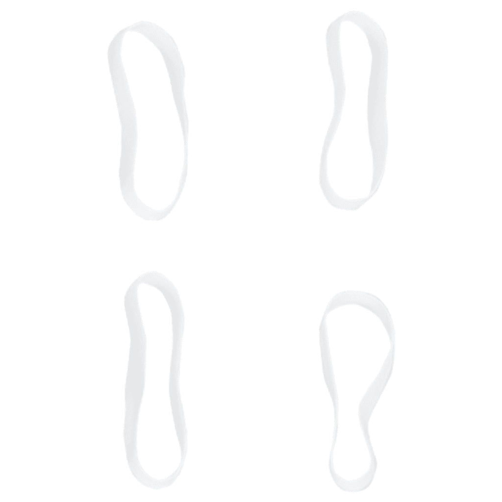 Elastici per Trecce Cavallo 2500 pz Bianchi in Silicone CFW1071157