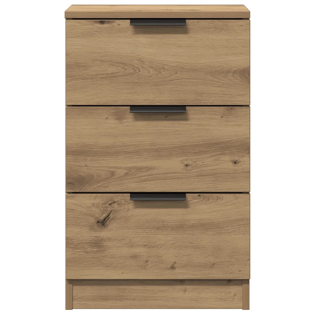 Comodino Rovere Artigianale 40x36x65 cm in Legno Multistrato 856934