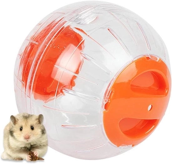 Ottomano per gatti 47 pollici mini trasparente giroscopio gioco per animali (Arancione)