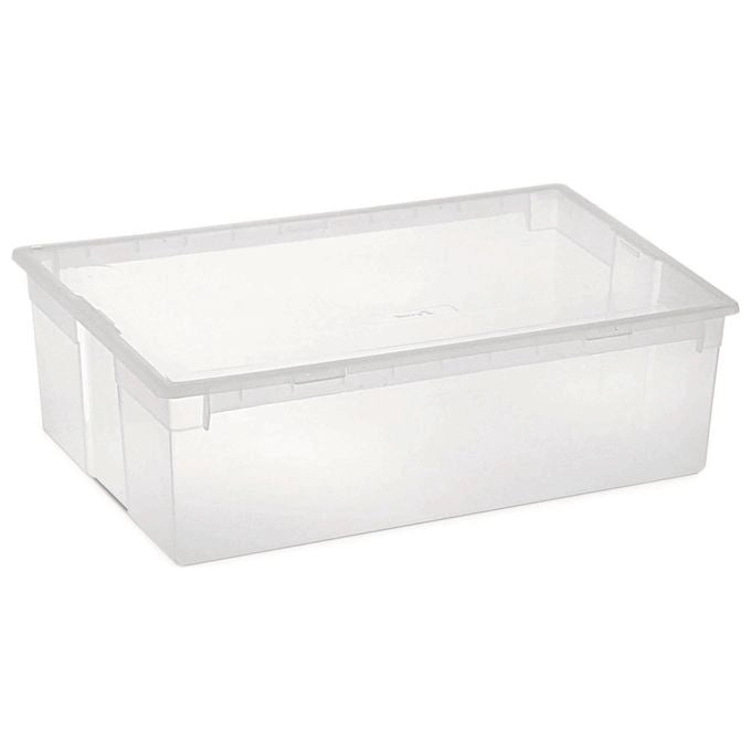 Terry 1001381 Light Box XL Contenitore Multiuso Portaoggetti 36 lt Impilabile colore Trasparente