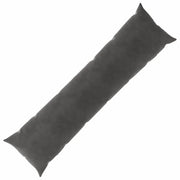 Cuscino con cuscino HEERLEN Grigio Scuro 40 x 145 cm Velluto 926101