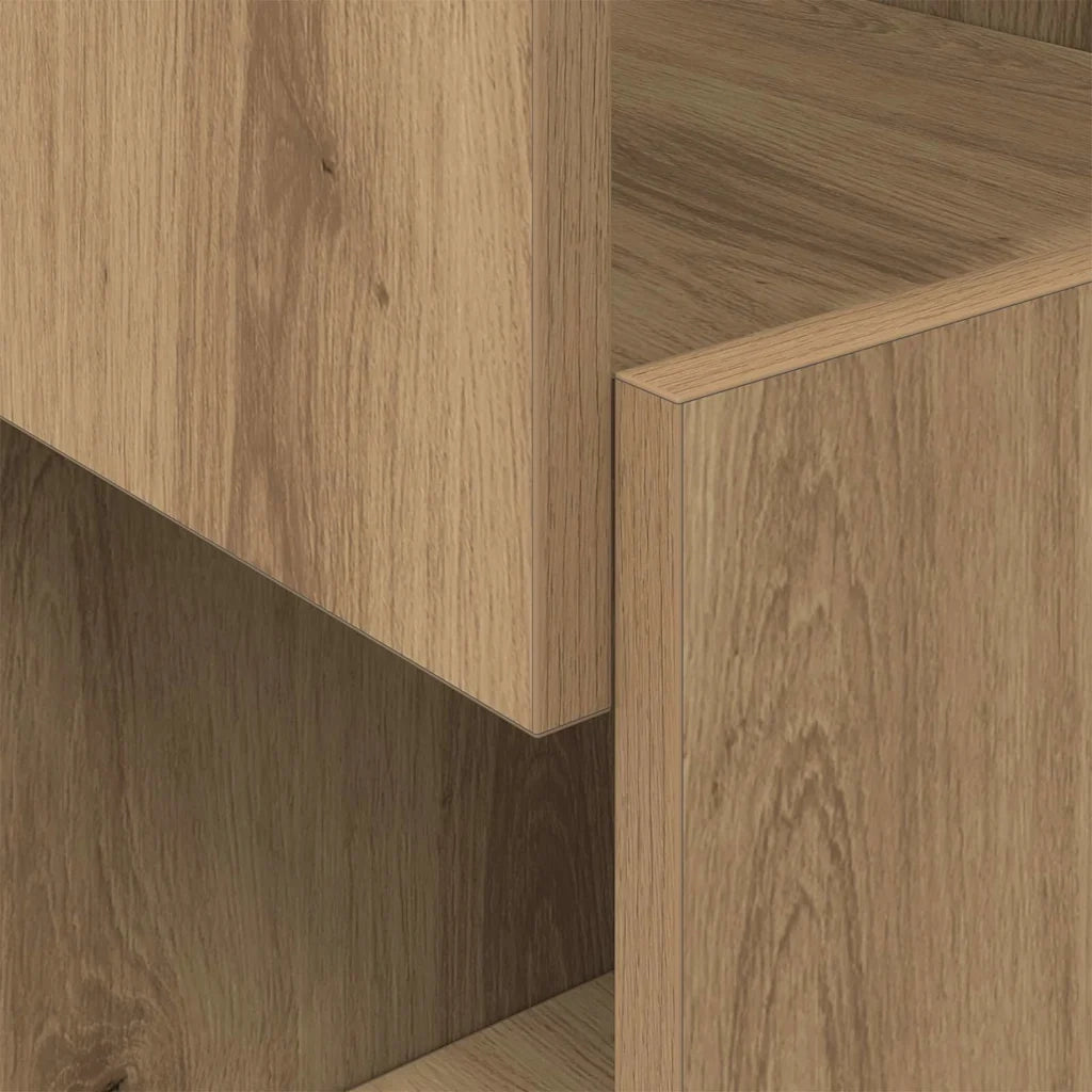 Mobile angolare 30,5x30x95cm Legno multistrato 889836