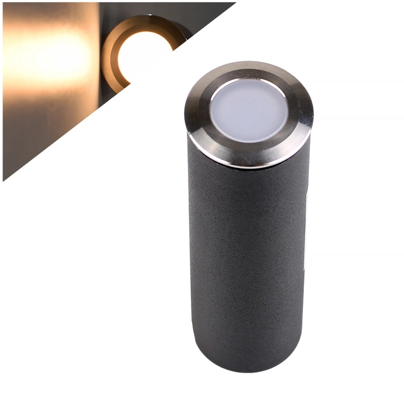 LUCE SEGNAPASSO LED DA INCASSO 0.5W LUCE CALDA 3000K - ILLUMINAZIONE ESTERNA IP67 MODERNA DAL DESGIN ELEGANTE