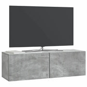 Mobile TV da Muro | Armadietto TV | Mobile Porta TV Grigio Cemento 98 x 31 x 30 cm