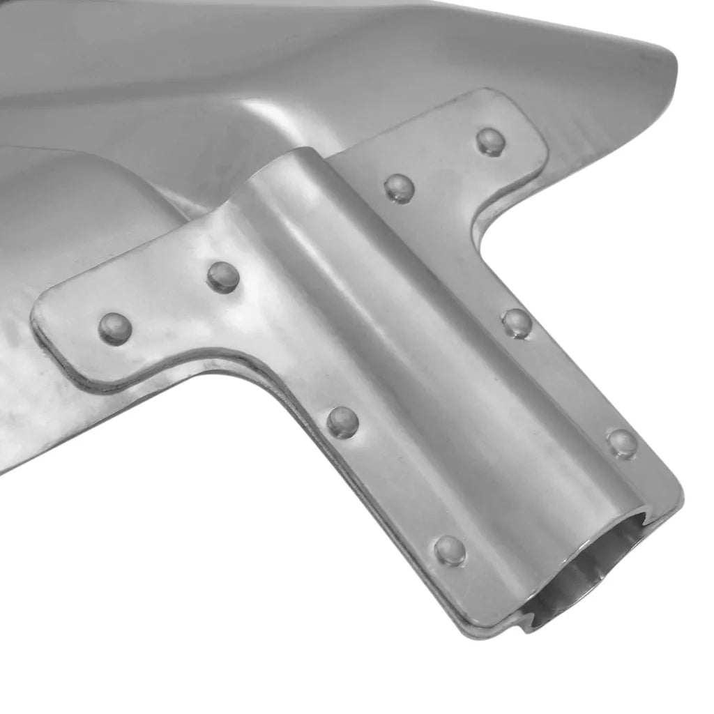 Testa di Pala Argento 45 x 38 cm Alluminio CFW4352994