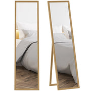 Specchio intero con piedistallo ¨C zephmum ¨C Naturale 40x150 cm