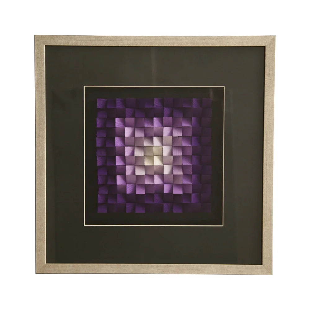Quadro 3D da parete pixel 60x60 cm design moderno | Duzzle