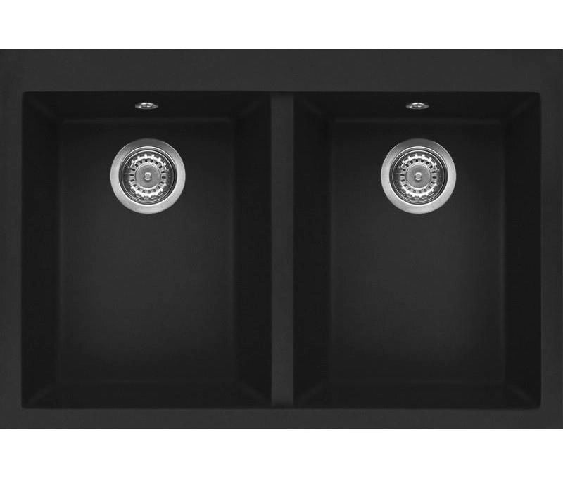 Elleci Quadra 340 G40 Lavello montato su piano Rettangolare Granitek