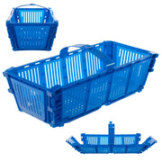 Cesto pieghevole KADAX per frutta e fragole, in plastica, 2 kg