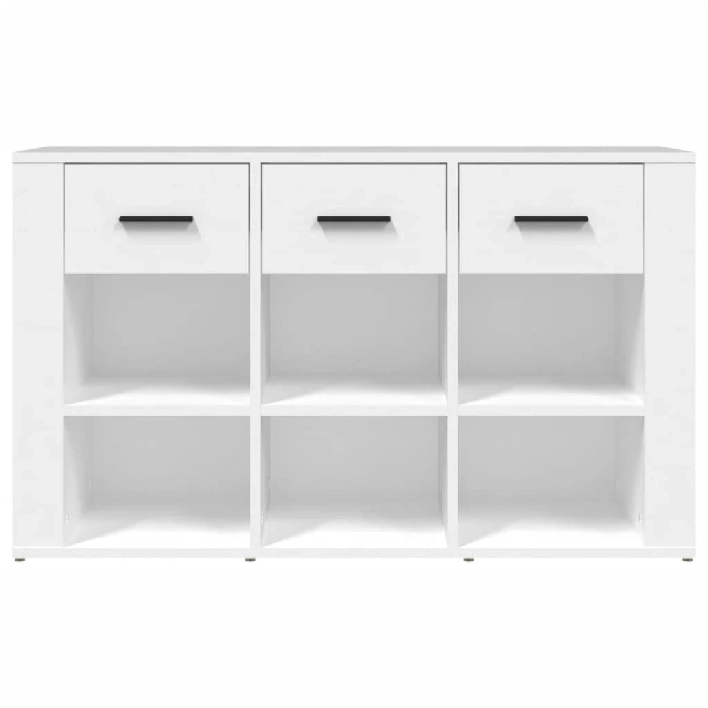 Buffet credenza cassettiera armadio mobile contenitore organizer per cucina soggiorno salotto 100 x 30 x 59,5 cm legno ingegnerizzato bianco 02_0030151