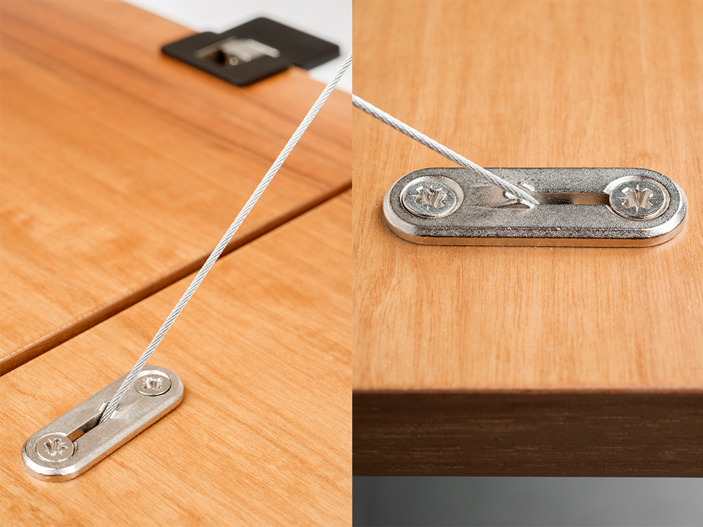 Meccanismo per Ante a Ribalta Miniwinch con Tappo Forza 14 Kg Plastica Grigia Emuca