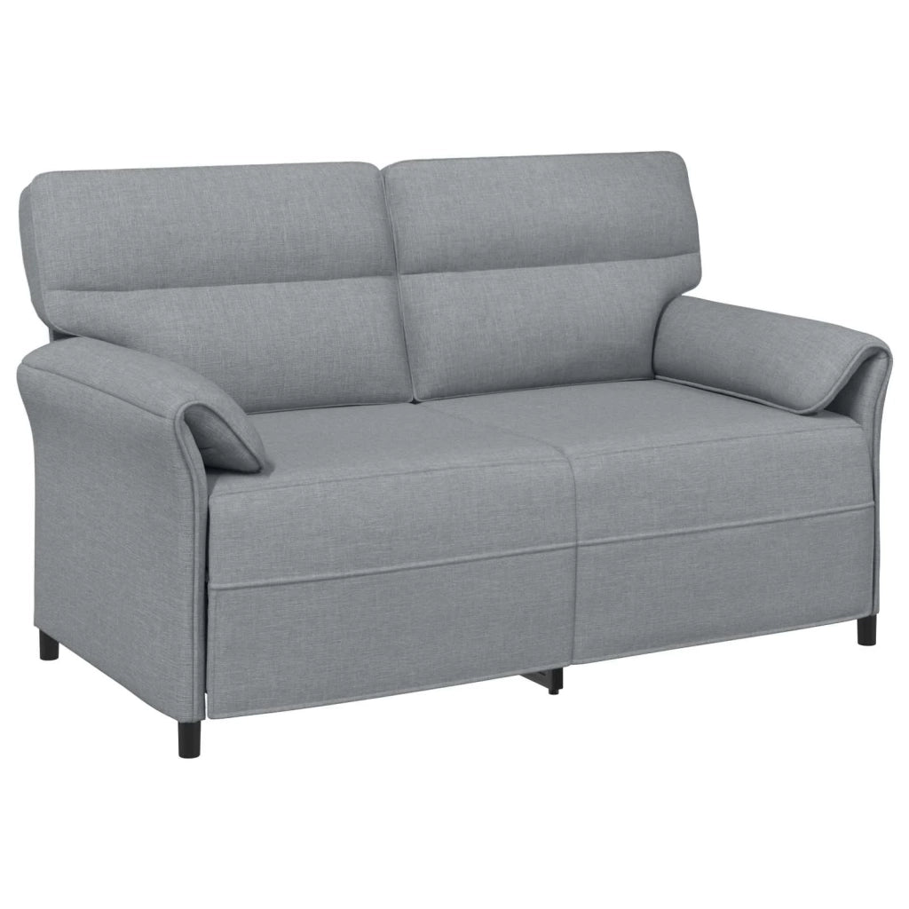 Set di divani 2 pz Grigio Chiaro Tessuto 3424857