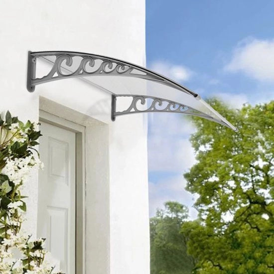 Luifel per porta d'ingresso in alluminio e policarbonato, ombrello per porta d'ingresso trasparente curvo 

Modello: Dailygoods
Codice prodotto: 
Materiali: alluminio, policarbonato
Caratteristiche: ombrello curvo trasparente