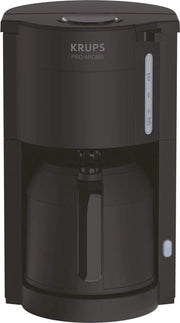 Macchina per filtrare il caffè con flacone termico - 1 Litro, 10-15 tazze - Nero