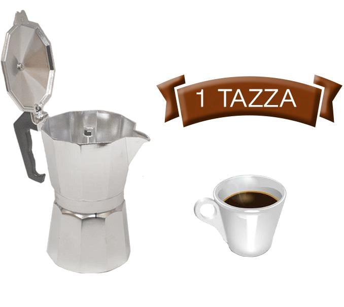 MAURY'S CAFFETTIERA MICA LA MOKA DA 1 TAZZA