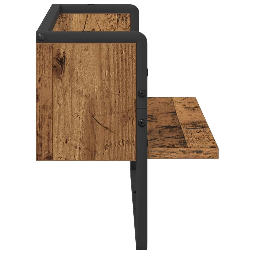 Scaffale da parete A parete Legno antico 65 x 25 x 30 cm 8010907