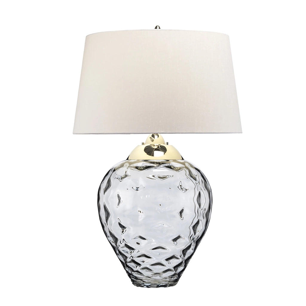 Lampada Da Scrivania Contemporanea Samara Acciaio Nichel Bianco 1 Luce E27